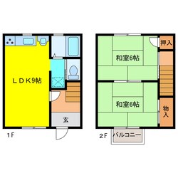 サンヴィレッジ堂子Ⅱの物件間取画像